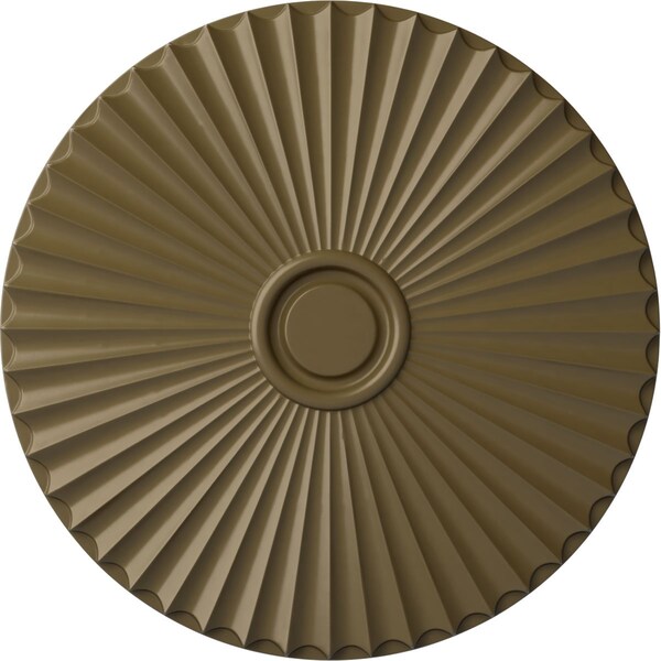 Ekena Millwork Shakuras Ceiling Medallion (For Canopies up to 5 1/2"), Hnd-Painted Mississippi Mud, 29 1/2"OD x 2"P CM30SHMMF - main